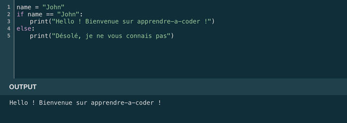 Exemple de code Python